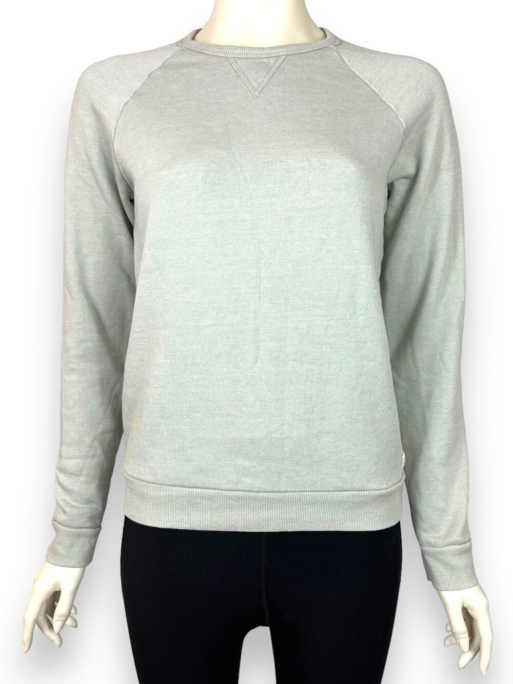 Marine Layer Pullover Sweatshirt Women's XS Fleece Crew Neck Gray Lightweight